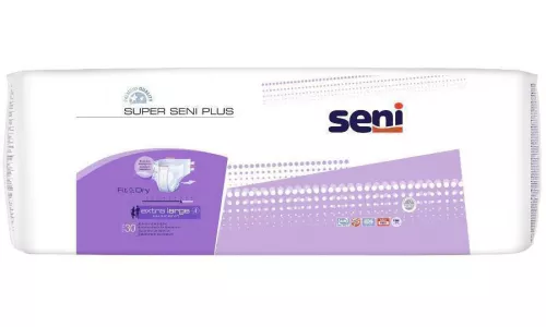 Super Seni Plus, підгузки для дорослих, розмір XL, тип 4, 130-170 см, №30 | интернет-аптека Farmaco.ua