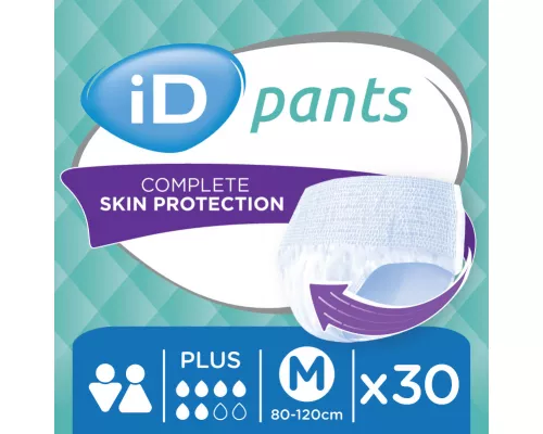 Pants іD Plus, подгузники-трусы для взрослых, размер M, №30 | интернет-аптека Farmaco.ua