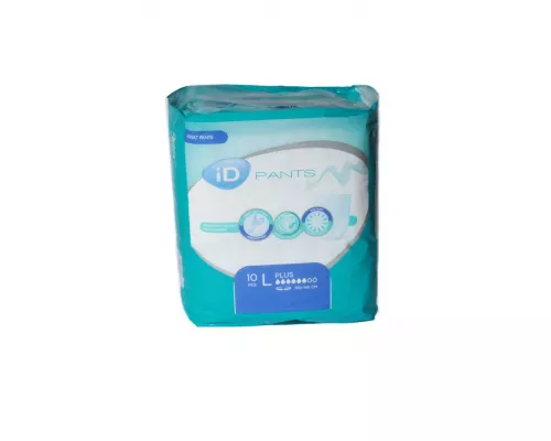 Diapers-Pants іD Plus, підгузки-трусики, для дорослих, розмір L, №10 | интернет-аптека Farmaco.ua
