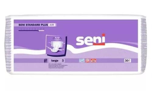 Seni Standard Air, подгузники для взрослых, размер Plus Large, тип 3, №30 | интернет-аптека Farmaco.ua