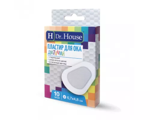 Пластир для очей дитячий H Dr. House, №10 | интернет-аптека Farmaco.ua