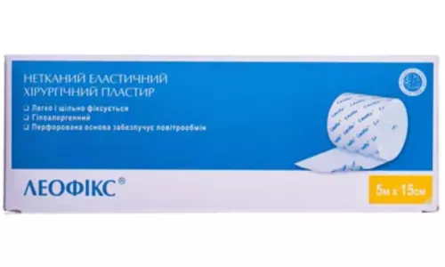 Леофикс, пластырь, хирургический, эластичный на нетканной основе, 5 м х 15 см, №1 | Farmaco.ua Леофикс, пластырь, хирургический, эластичный на нетканной основе, 5 м х 15 см, №1 | интернет-аптека Farmaco.ua