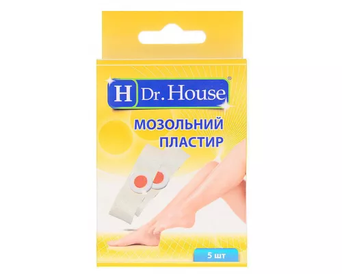 H Dr. House, пластир мозольний, №5 | интернет-аптека Farmaco.ua