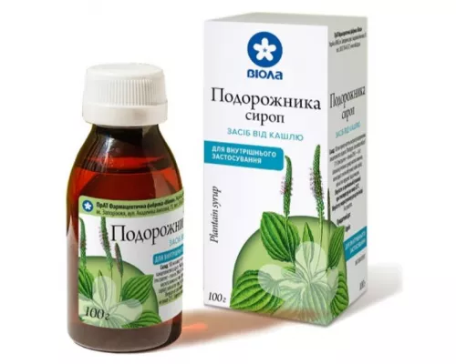 Подорожника сироп, 100 мл | интернет-аптека Farmaco.ua