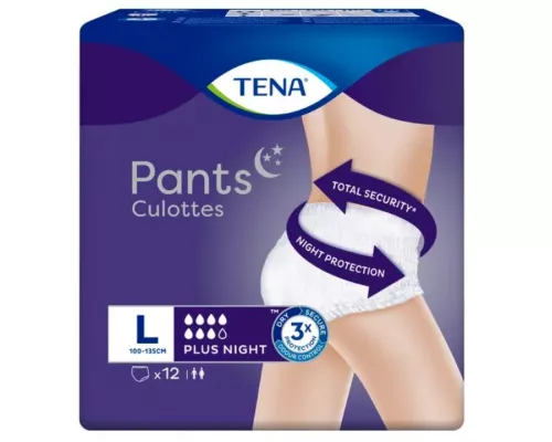 Tena Pants Plus Night, подгузники для взрослых, размер L, №12 | Farmaco.ua Tena Pants Plus Night, подгузники для взрослых, размер L, №12 | интернет-аптека Farmaco.ua