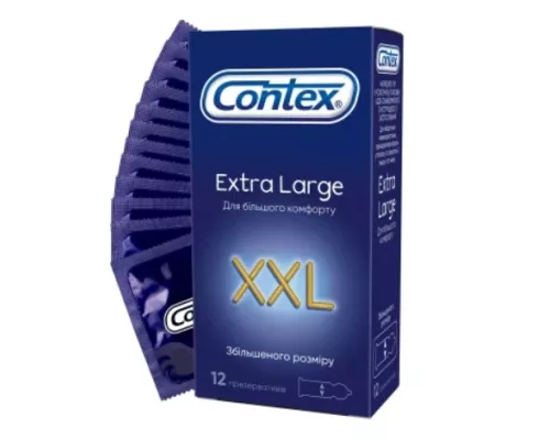 Презервативы Contex Extra Large, увеличеного размера, №12 | интернет-аптека Farmaco.ua