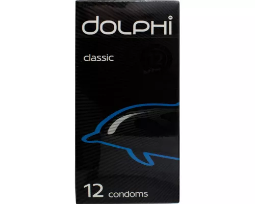 Dolphi, презервативи латексні класичні в силіконовій змазці, №12 | интернет-аптека Farmaco.ua