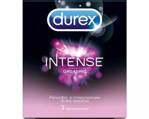 Durex Intense Orgasmic, презервативы классические, №3 | интернет-аптека Farmaco.ua