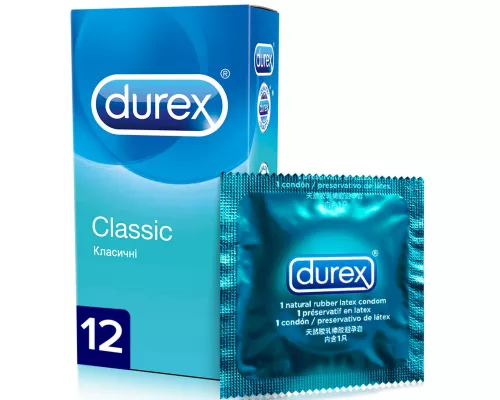 Durex Classic, презервативи класичні, №12 | интернет-аптека Farmaco.ua