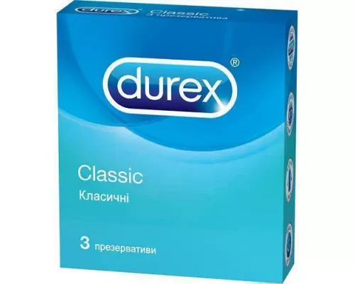 Durex Classic, презервативи класичні, №3 | интернет-аптека Farmaco.ua