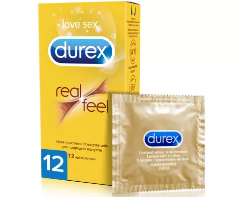 Durex Real Feel, презервативы, №12 | интернет-аптека Farmaco.ua