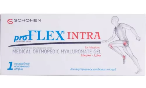ПроФлекс Интра, гель медицинский ортопедический для инъекций, 12 мг, шприц 2.5 мл | интернет-аптека Farmaco.ua