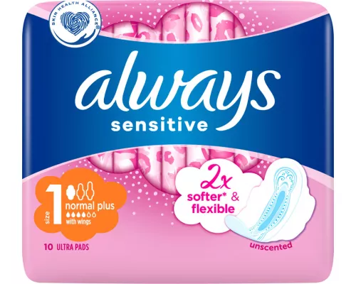 Прокладки Always, ultra normal+ sensitive, №10 | интернет-аптека Farmaco.ua