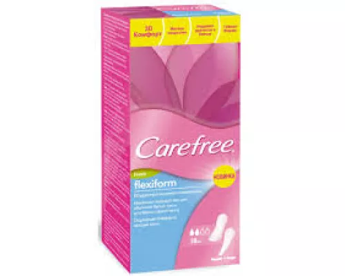 Прокладки ежедневные Carefree FlexiForm, fresh, №18 | интернет-аптека Farmaco.ua