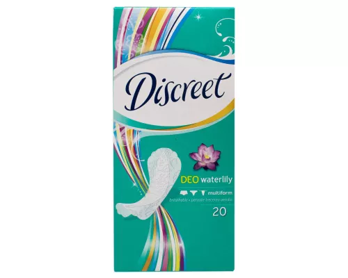 Discreet Deo Water Lily, прокладки ежедневные, №20 | интернет-аптека Farmaco.ua
