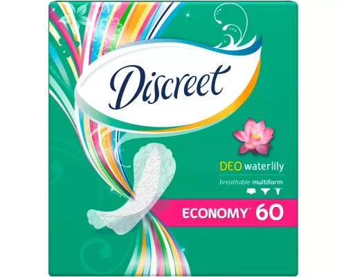 Discreet Deo Water Lily Econom, прокладки ежедневные, №60 | интернет-аптека Farmaco.ua