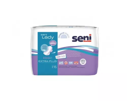 Seni Lady Extra plus, прокладки урологические, №15 | интернет-аптека Farmaco.ua
