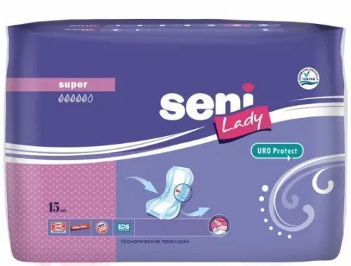 Seni Lady Super, прокладки урологические, №15 | интернет-аптека Farmaco.ua