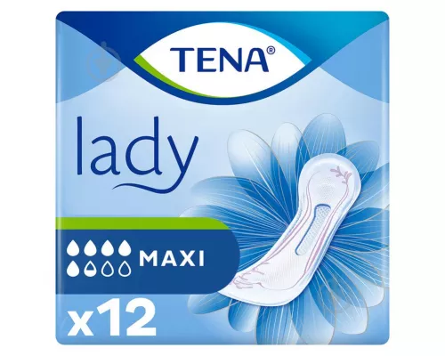 Tena Lady Maxi, прокладки урологические, №12 | интернет-аптека Farmaco.ua