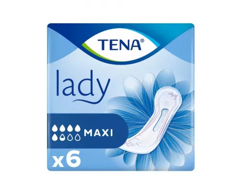 Tena Lady Maxi, прокладки урологические, №6 | интернет-аптека Farmaco.ua