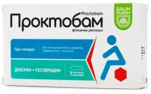 Проктобам Baum Pharm, фитосвечи ректальные, №7 | Farmaco.ua Проктобам Baum Pharm, фитосвечи ректальные, №7 | интернет-аптека Farmaco.ua