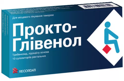 Прокто-Глівенол®, супозиторії 400 мг, №10 | интернет-аптека Farmaco.ua