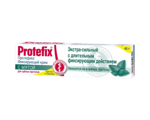 Протефікс®, фіксуючий крем з м'ятою, туба 40 мл | интернет-аптека Farmaco.ua