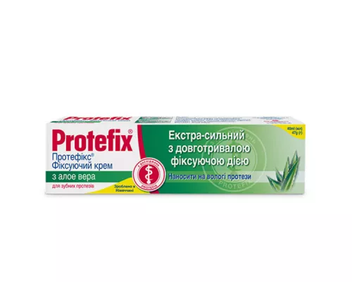 Протефікс®, крем фіксуючий з алое вера, туба 40 мл | интернет-аптека Farmaco.ua