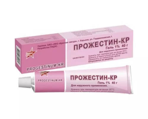 Прожестін-КР, гель, туба 40 г, 1% | интернет-аптека Farmaco.ua