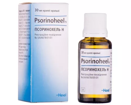 Псоринохель Н, капли оральные, флакон-капельница 30 мл | интернет-аптека Farmaco.ua