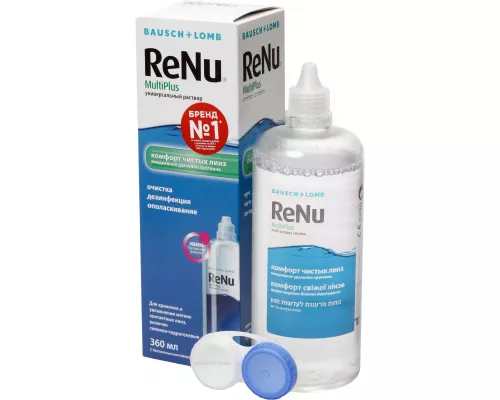 ReNu MultiPlus, раствор для контактных линз, 360 мл | интернет-аптека Farmaco.ua