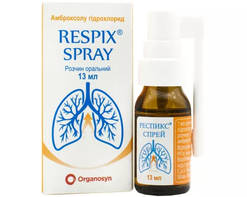 Респікс, спрей з дозатором, 10 мг/0.2 мл, флакон 13 мл | интернет-аптека Farmaco.ua
