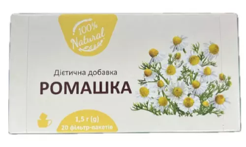 Ромашки цветки, фильтр-пакет 1.3 г, №20 | интернет-аптека Farmaco.ua