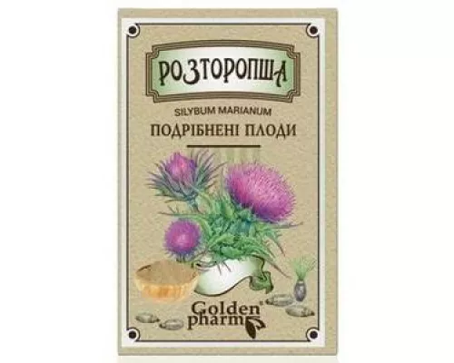 Розторопші плоди подрібнені, 100 г | интернет-аптека Farmaco.ua