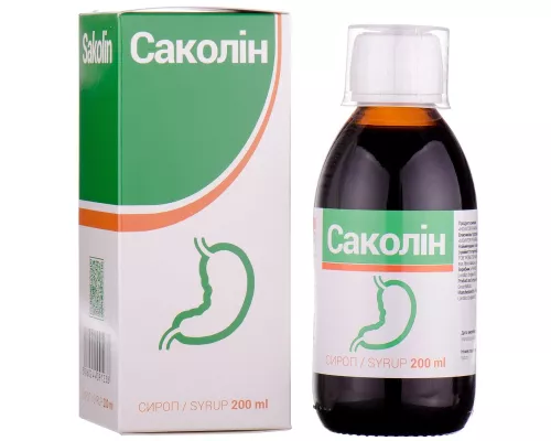 Саколин, сироп, флакон 200 мл | интернет-аптека Farmaco.ua