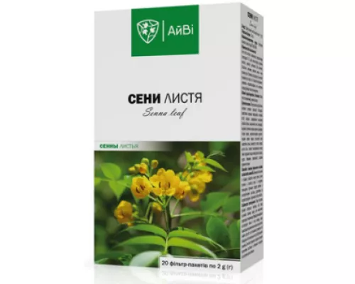 Сенны листья Айви, фильтр-пакет 2 г, №20 | интернет-аптека Farmaco.ua