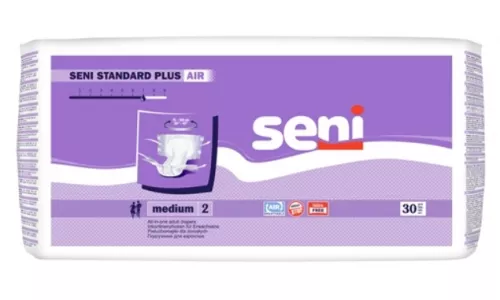 Seni Standard Air Plus, підгузки для дорослих, розмір M, тип 2, №30 | интернет-аптека Farmaco.ua
