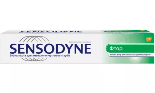Sensodyne Фтор, паста зубна, 75 мл | интернет-аптека Farmaco.ua
