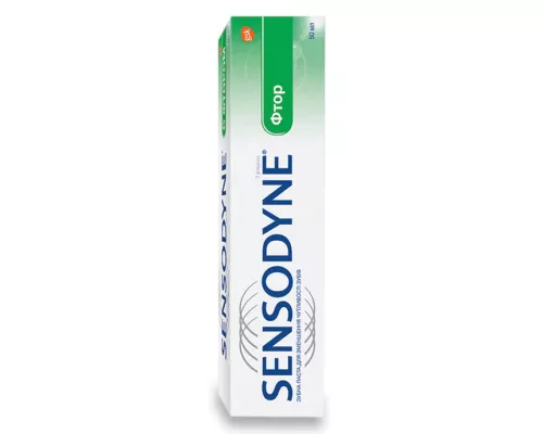 Sensodyne Фтор, паста зубна, 50 мл | интернет-аптека Farmaco.ua