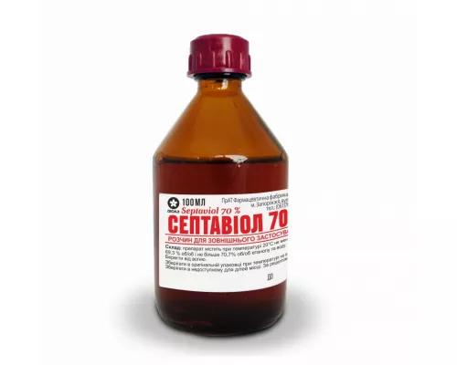Септавіол, розчин спиртовий, флакон 100 мл, 70% | интернет-аптека Farmaco.ua