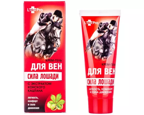 Сила Лошади, крем-гель для вен, туба 75 мл | интернет-аптека Farmaco.ua