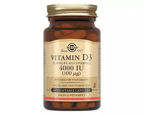 Solgar Витамин Д3, капсулы 4000 МЕ, №60 | интернет-аптека Farmaco.ua