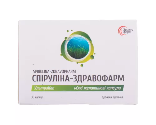 Спирулина Ультракап, капсулы, №30 | интернет-аптека Farmaco.ua