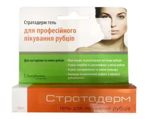 Стратадерм, гель для лікування рубців, туба 10 г | интернет-аптека Farmaco.ua
