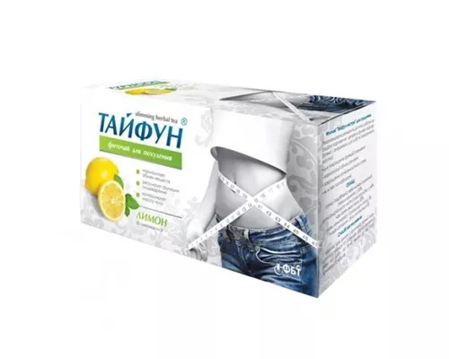 Тайфун, фито-чай для похудения с лимоном, пакет 2 г, №30 | интернет-аптека Farmaco.ua