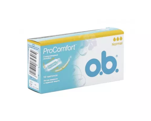 O.b. ProComfort Normal, тампони, №16 | интернет-аптека Farmaco.ua