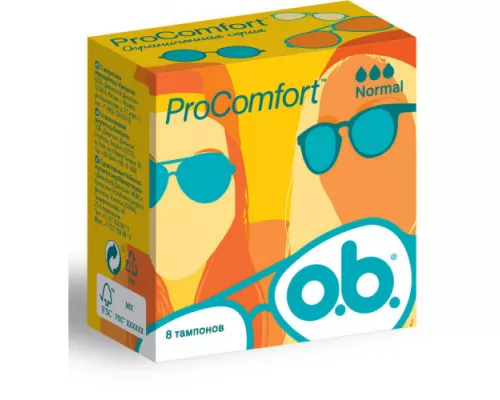 O.b. ProComfort Normal, тампоны, №8 | интернет-аптека Farmaco.ua