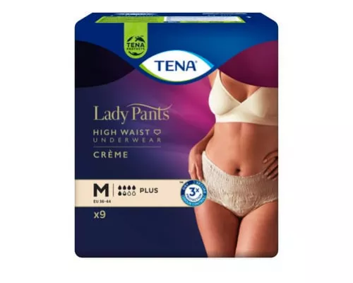 Tena Lady Pants Plus, трусы урологические для взрослых, кремовые, размер М, №9 | Farmaco.ua Tena Lady Pants Plus, трусы урологические для взрослых, кремовые, размер М, №9 | интернет-аптека Farmaco.ua