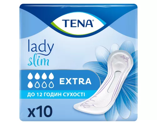Tena Lady Slim Extra, прокладки урологические, №10 | интернет-аптека Farmaco.ua