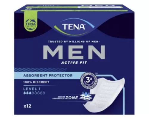 Tena Men Active Fit Level 1, прокладки урологічні для чоловіків, №12 | интернет-аптека Farmaco.ua